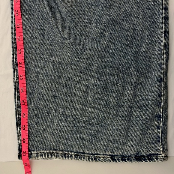 SO high waisted wide leg distressed light jeans size 33 waist NWTs - Picture 9 of 9